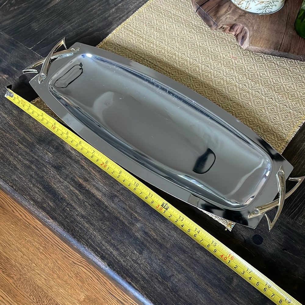 Vintage MCM Chromex Bread Tray - Picture 6 of 7